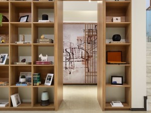 Çeşitli Kitaplık Tasarımları ile Salonunuza Renk Katma Taktikleri